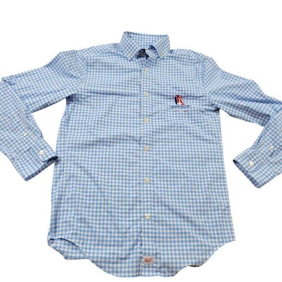 Vineyard Vines Other - Vineyard Vines Shirt Mens XS Blue Americas Cup Classic Fit Murray Button Up